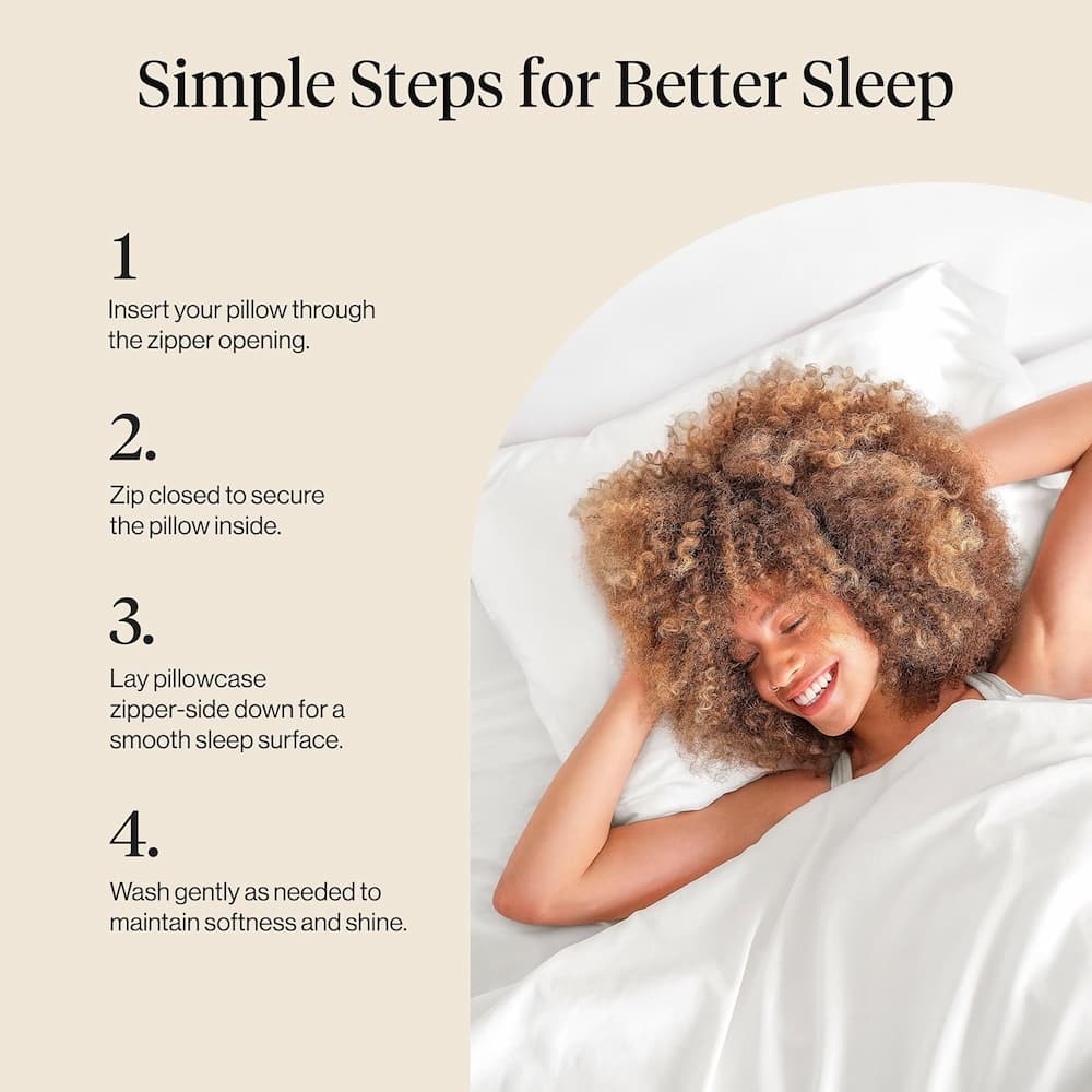 Kitsch Satin Pillowcase Step By Step Guide