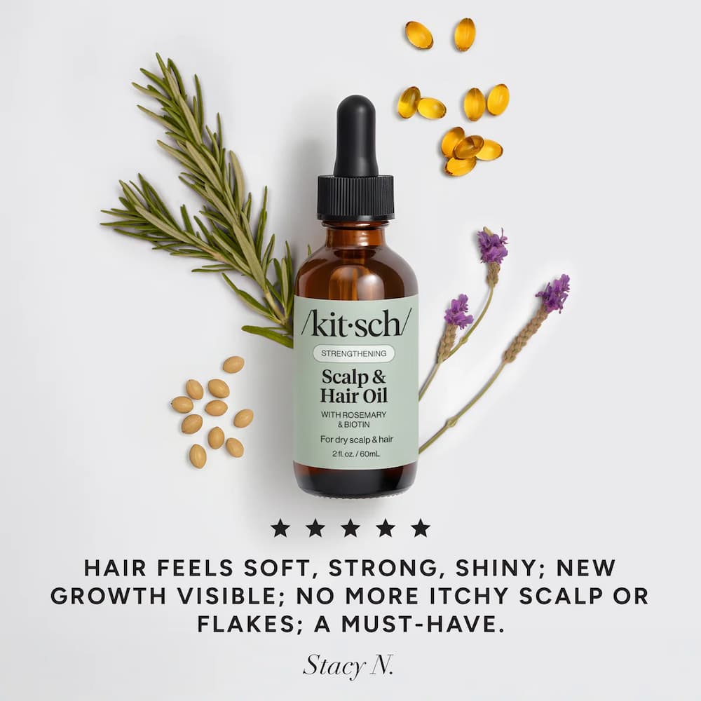 Kitsch Scalp Hair Oil Award Winning Banner