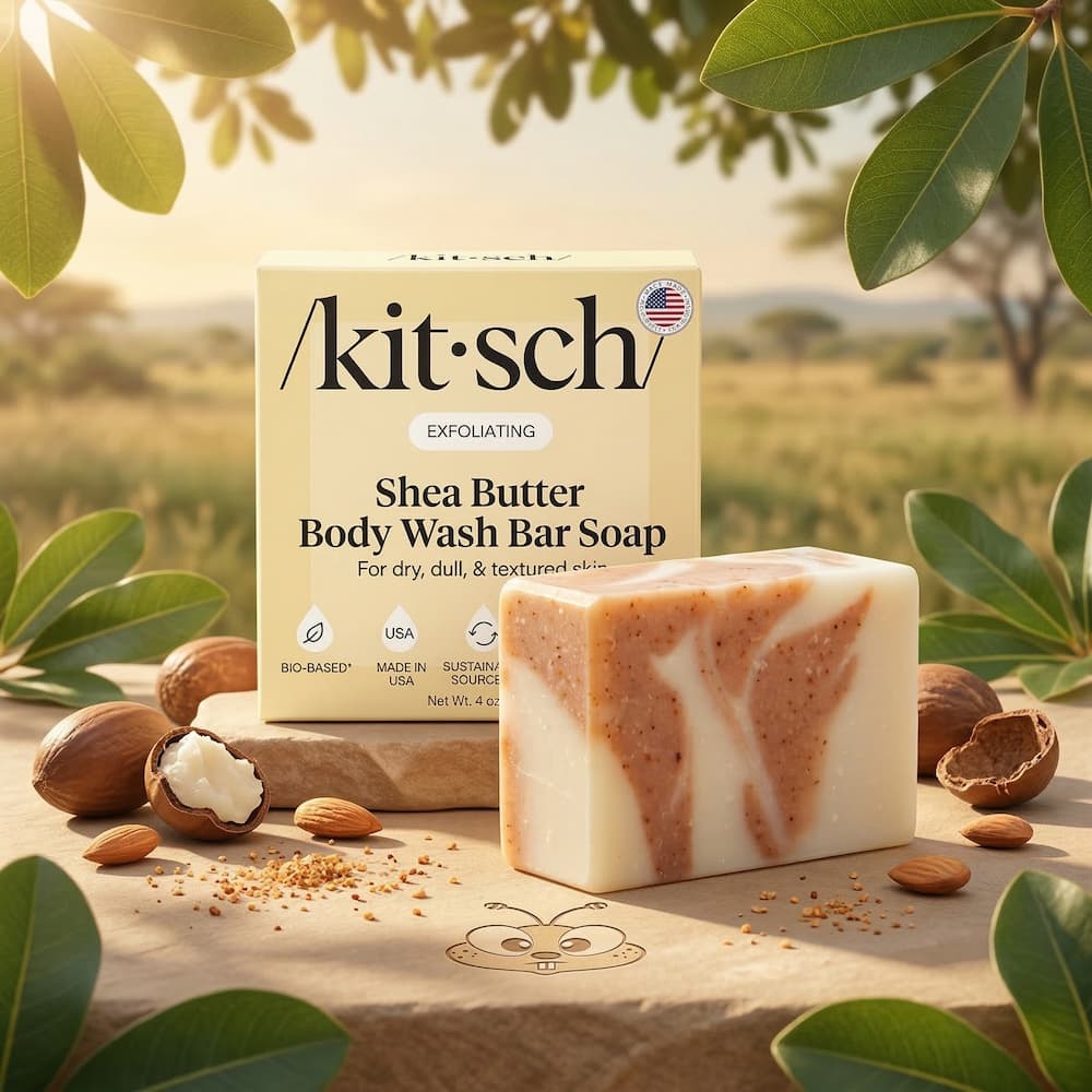 Kitsch Shea Butter Exfoliating Body Wash