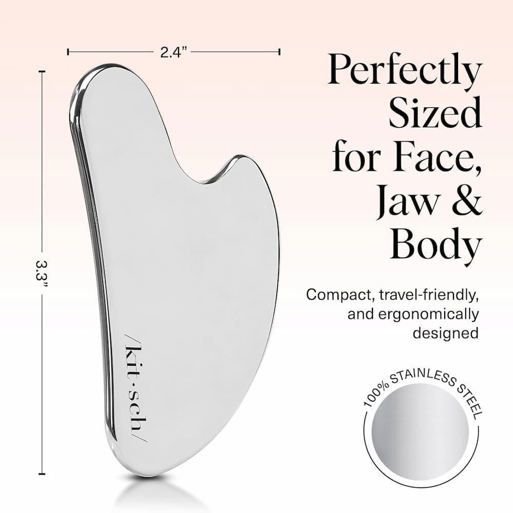 Kitsch Stainless Steel Gua Sha Dimensions