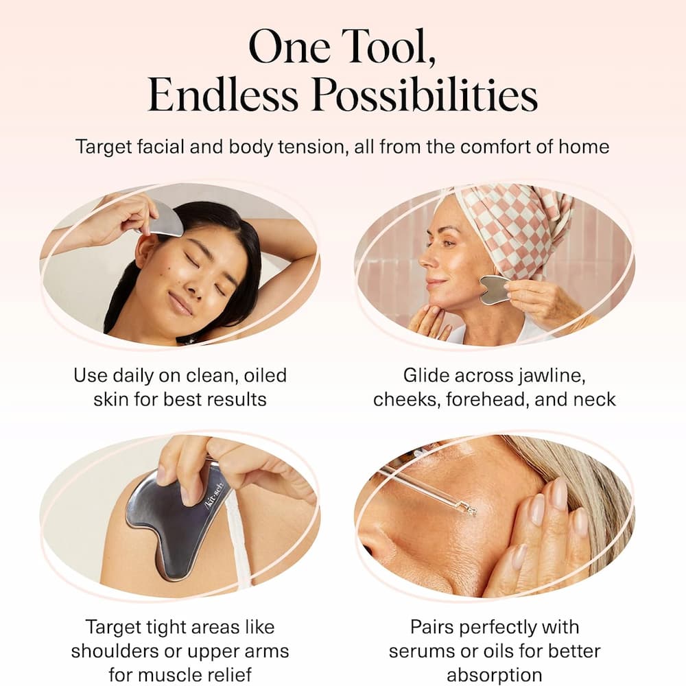 Kitsch Stainless Steel Gua Sha How To Use