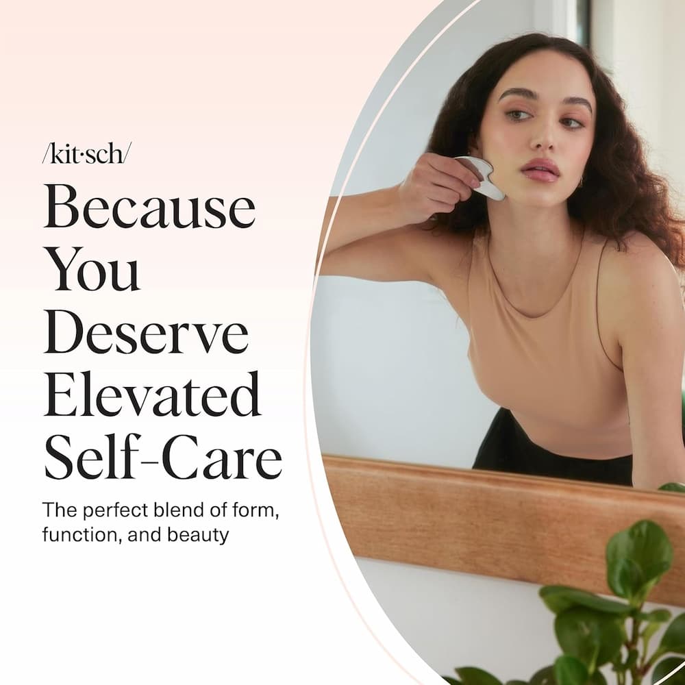 Kitsch Stainless Steel Gua Sha Model Use