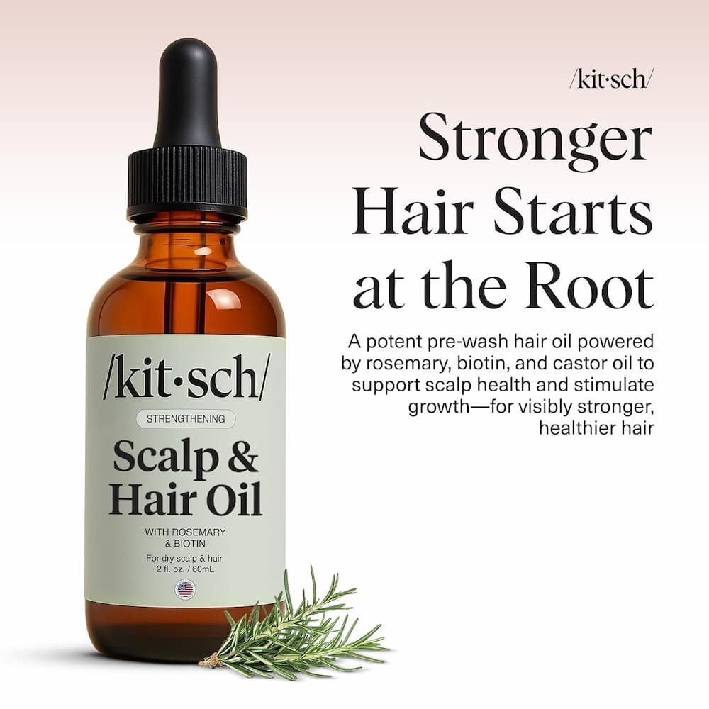 Kitsch Strengthening Rosemary Oil For Stronger Hair