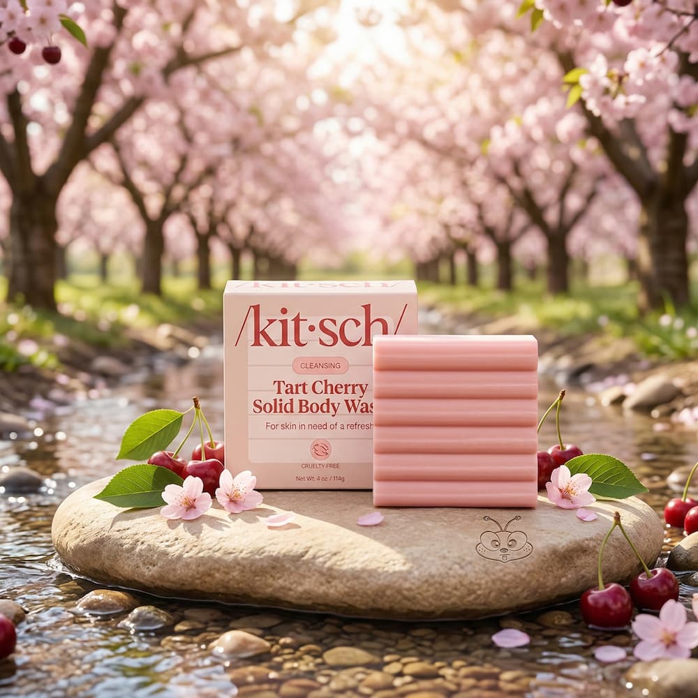 Kitsch Tart Cherry Solid Body Wash