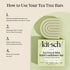 Kitsch Tea Tree Mint Clarifying Conditioner Bar How To use
