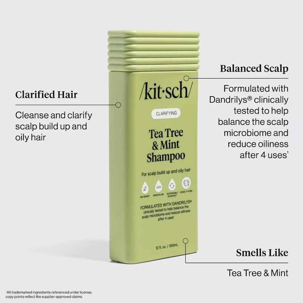 Kitsch Tea Tree Mint Shampoo Features