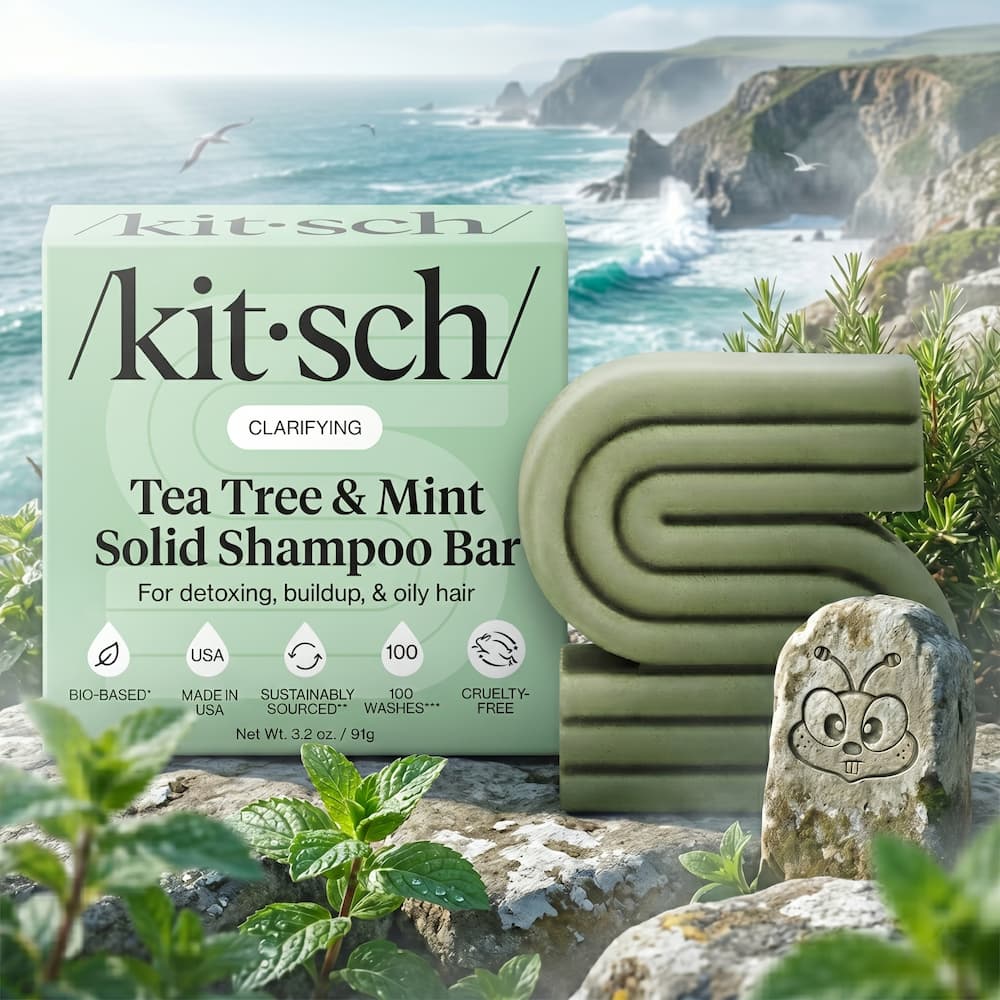 Kitsch Tea Tree Mint Soild Shampoo Bar