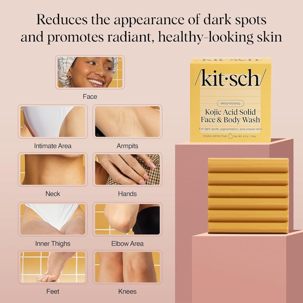 Kojic Acid Bar For Hyperpigmentation Dark Spots Use Case