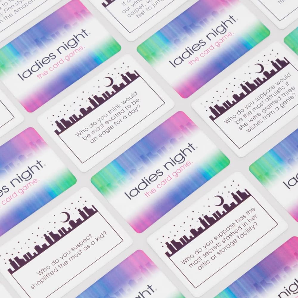 Ladies Night adult party card deck for group fun