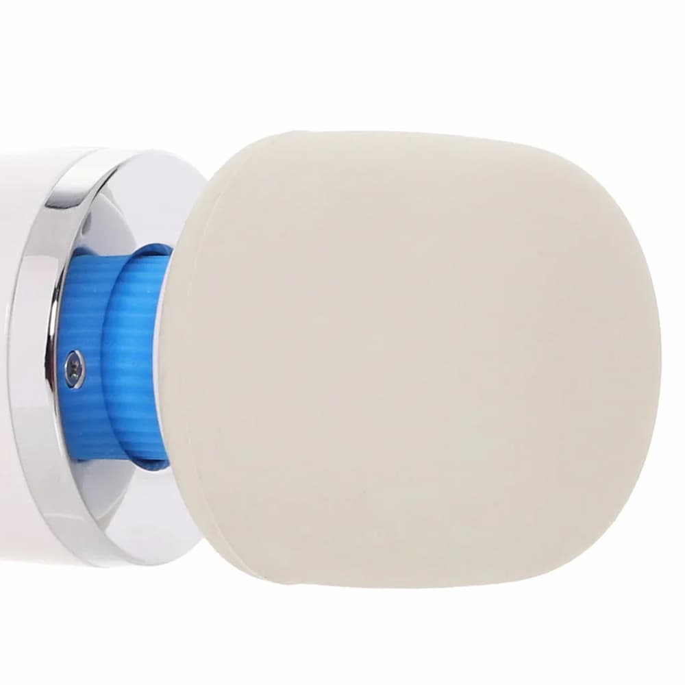 Rechargeable Magic Wand Micro mini massager shown in blue color option