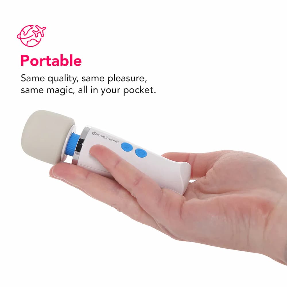 Magic Wand Micro massager displaying its two-button control interface