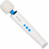 Magic Wand Mini Massager with silicone head and flexible neck shown on white background