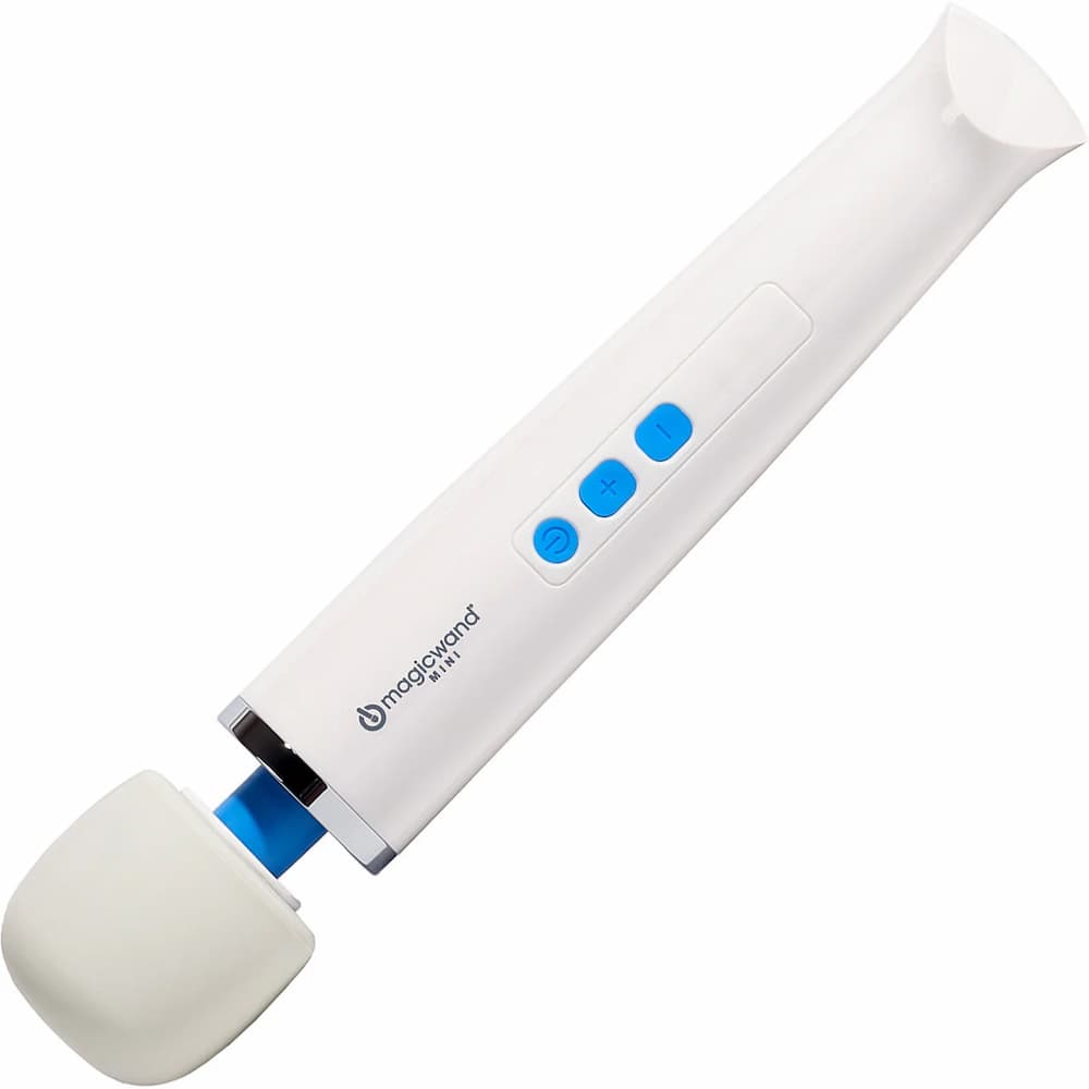 Rechargeable Magic Wand Mini cordless vibrator featuring soft silicone dome