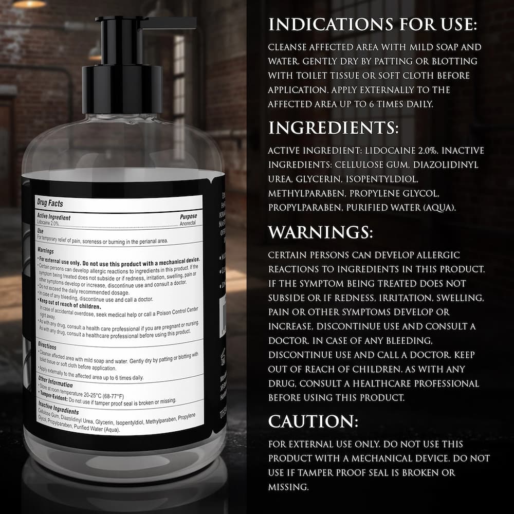 Master Series Fisting Lubricant 16oz Ingredients