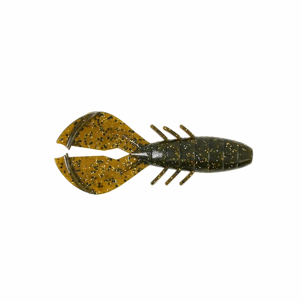 Missile Baits Chunky D-Green Pumpkin Flash Front View 