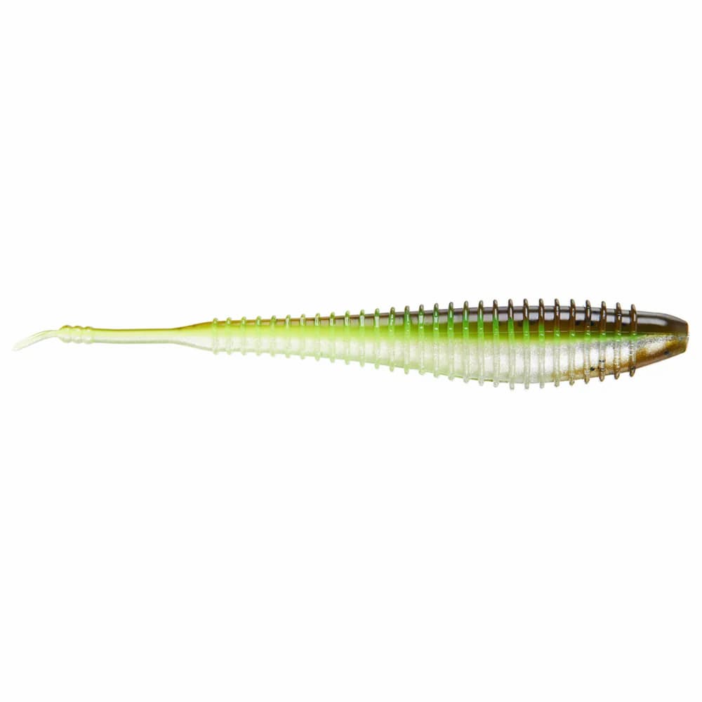 Missile Baits Spunk Shad 3.5 Green Pumpkin Delight Front