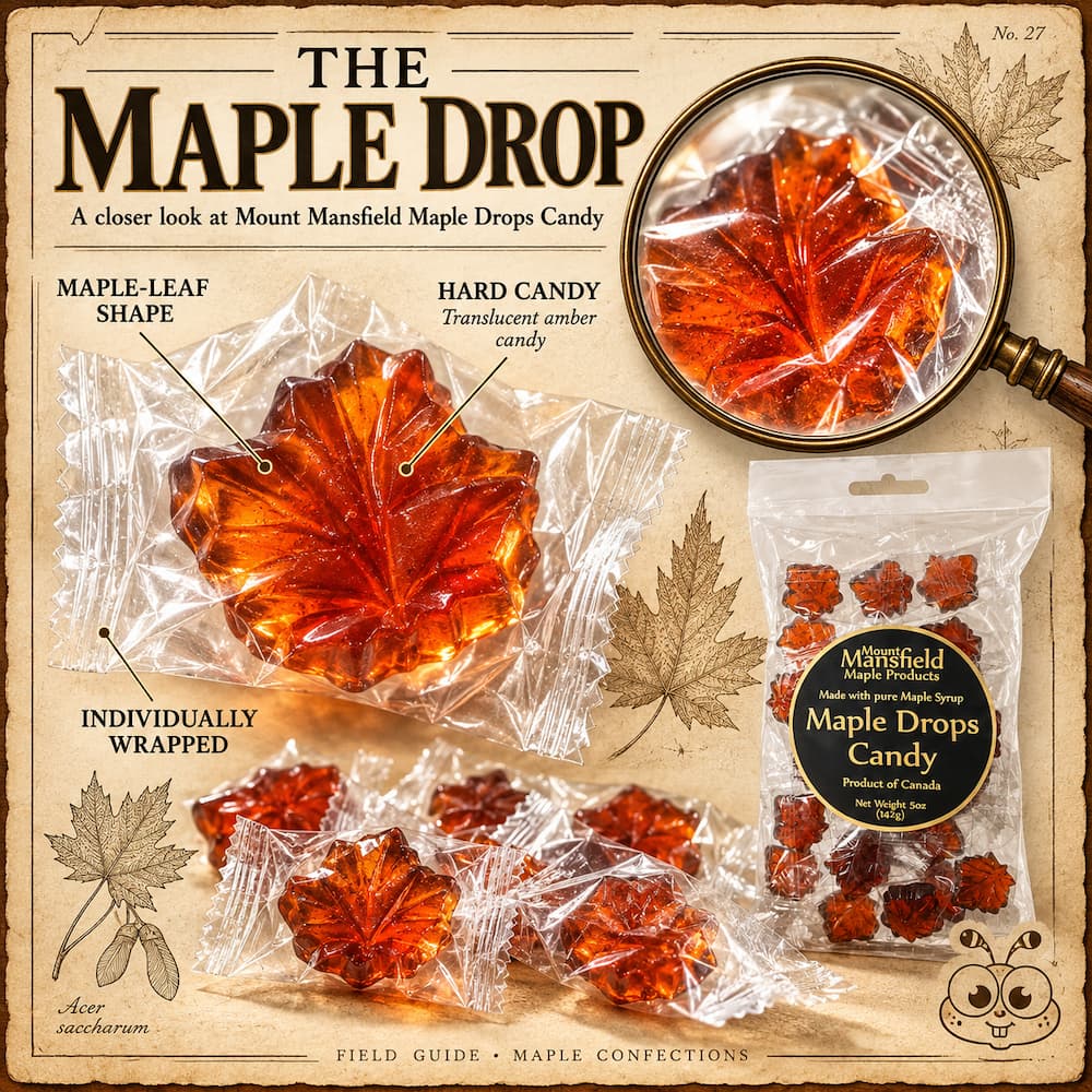 Mount Mansfield Maple Drops Features