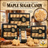Mount Mansfield Organic Pure Vermont Maple Sugar Candy Infographic