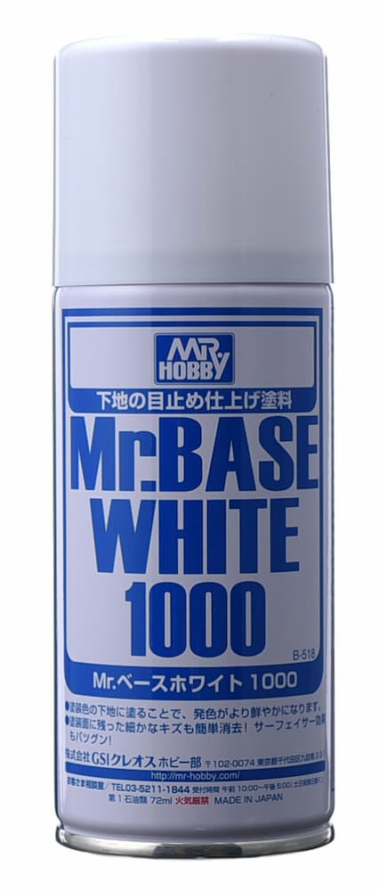Mr Hobby Mr Base White 1000 Spray