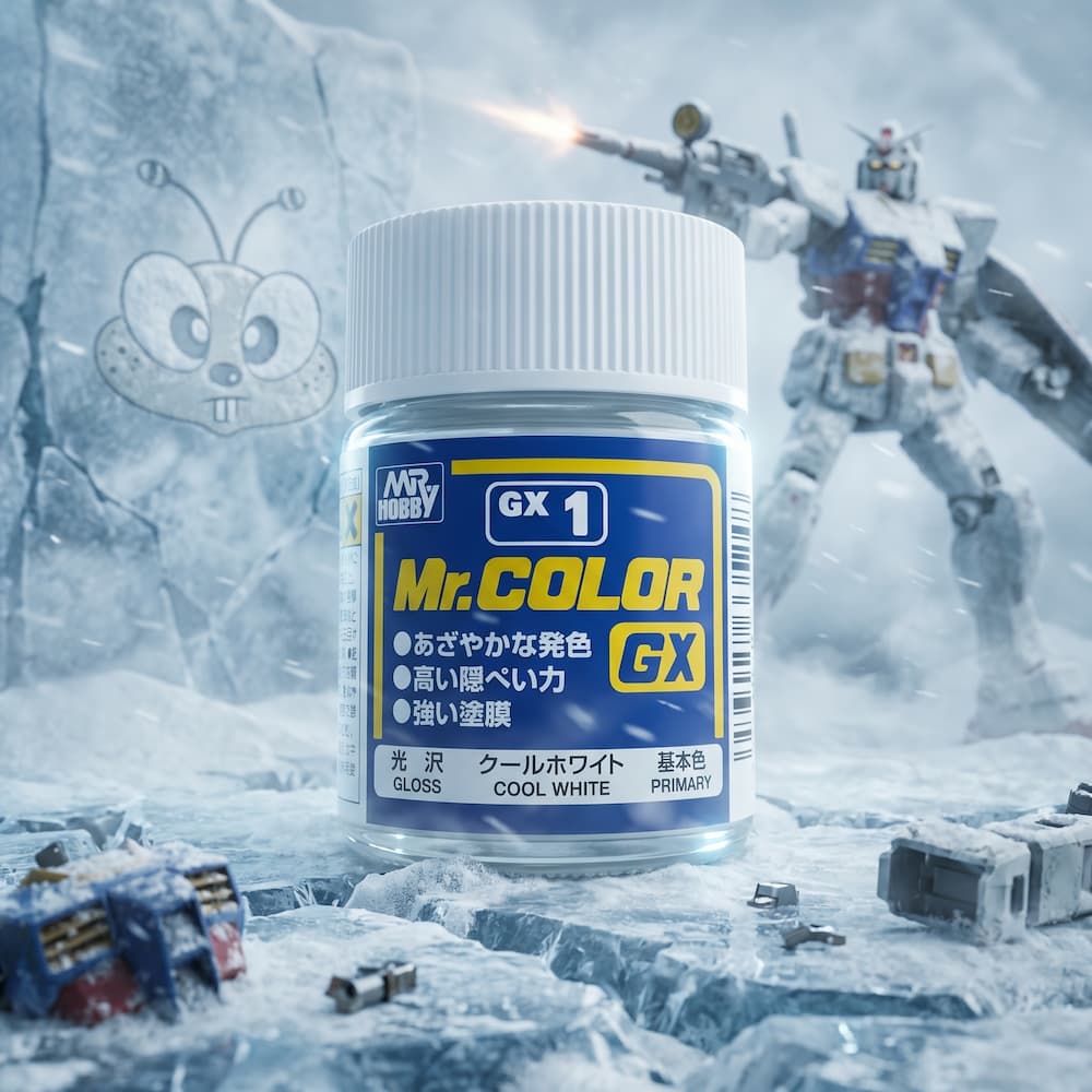 Mr Hobby Mr Color GX Cool White clean