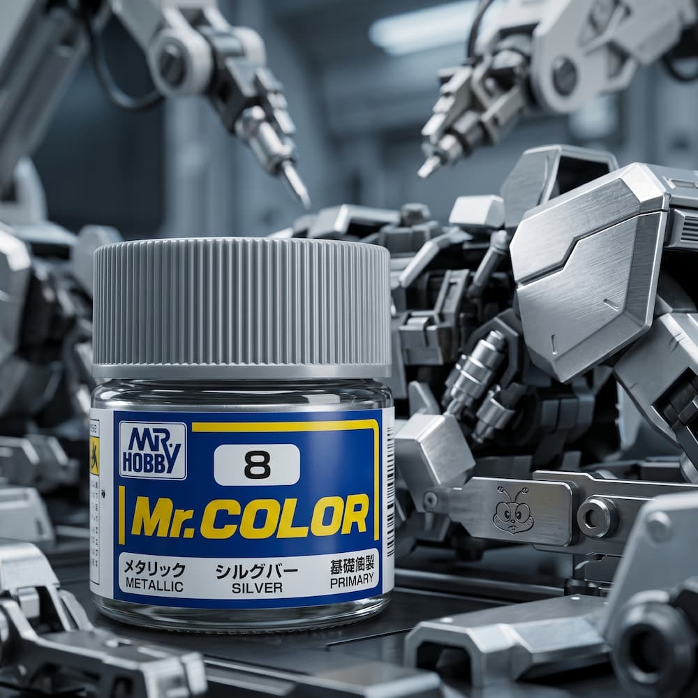 Mr Hobby Mr Color Silver C8 Paint