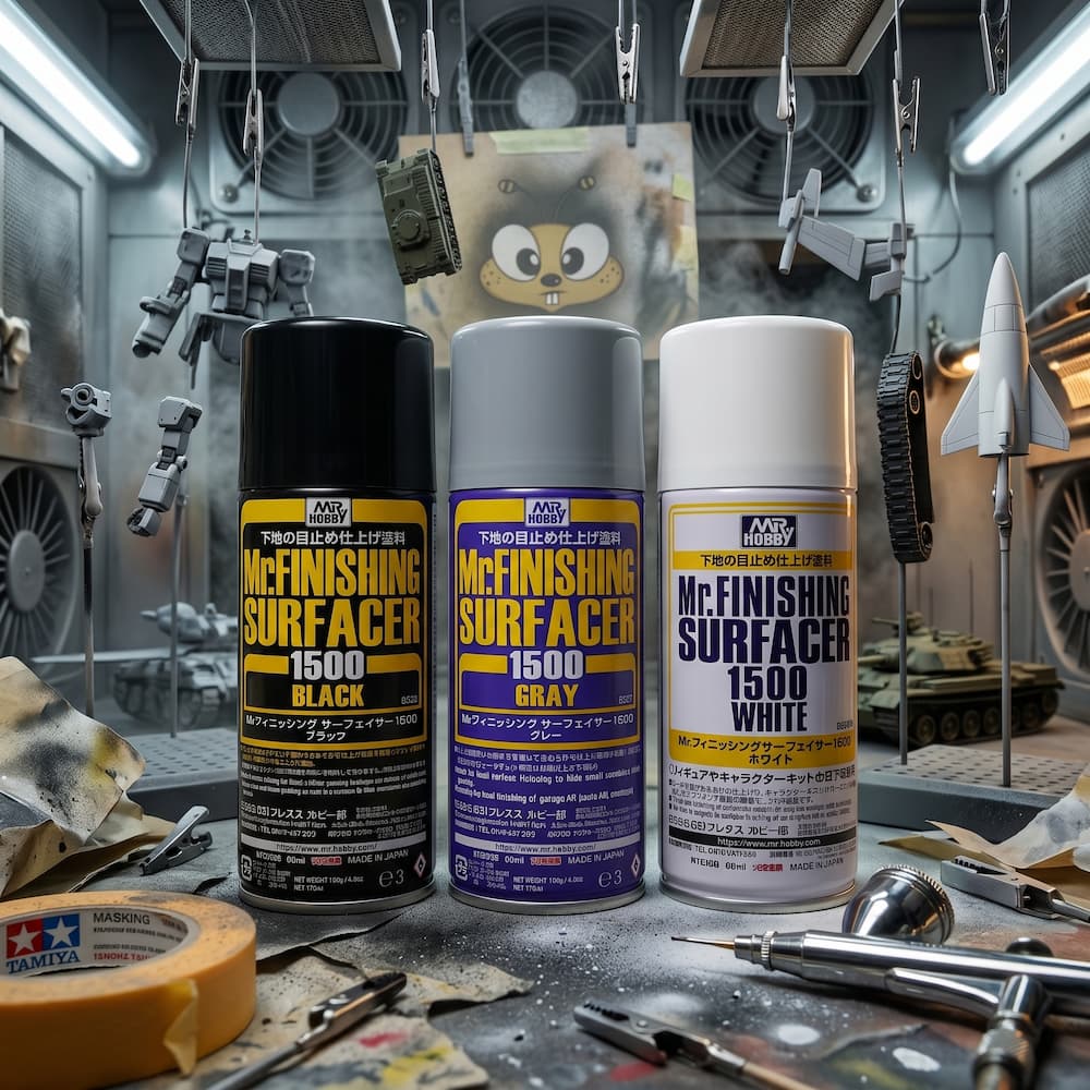 Mr Hobby Mr Finishing Surfacer 1500 Spray Lacquer Primer