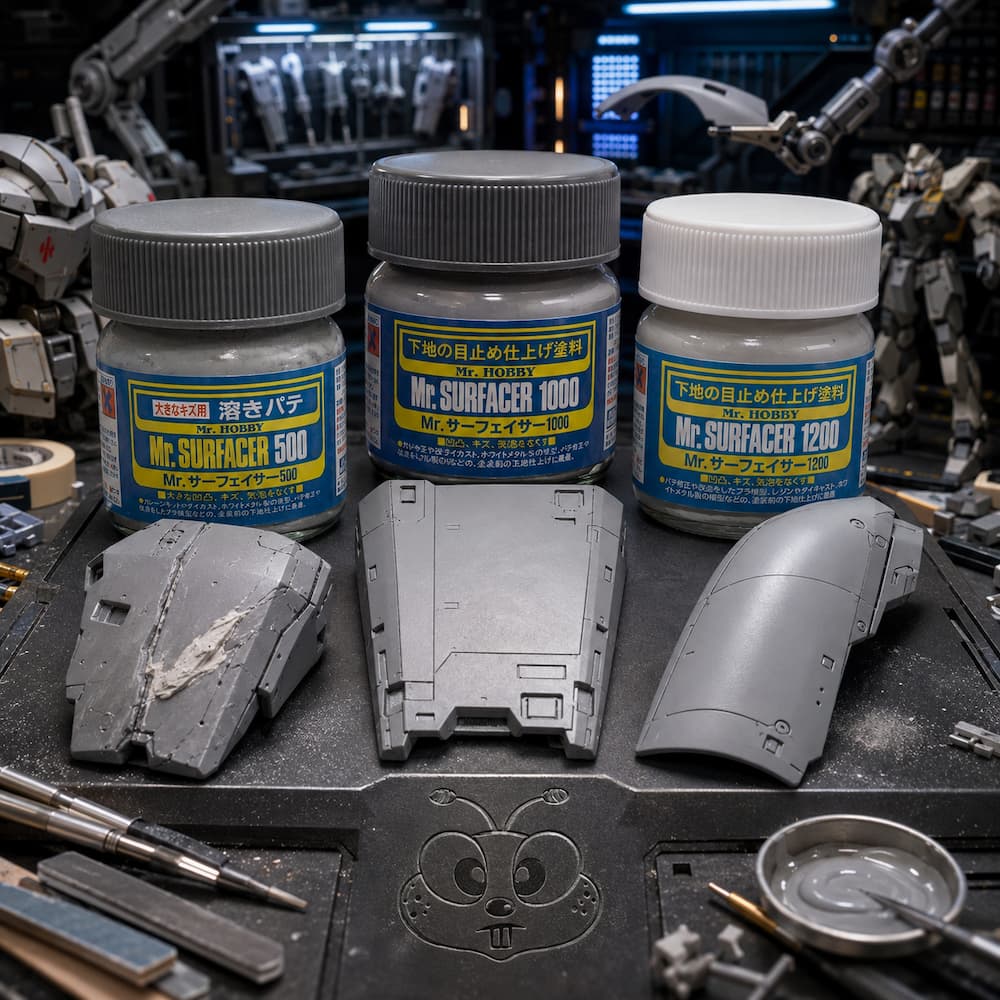 Mr Hobby Mr Surfacer Kit