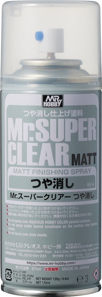 Mr Super Clear Matt Spray