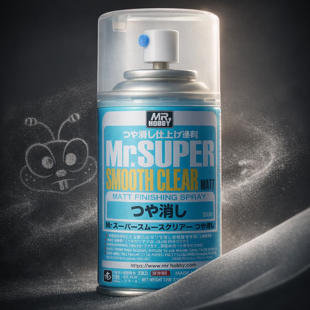 Mr Super Smooth Clear Flat Spray