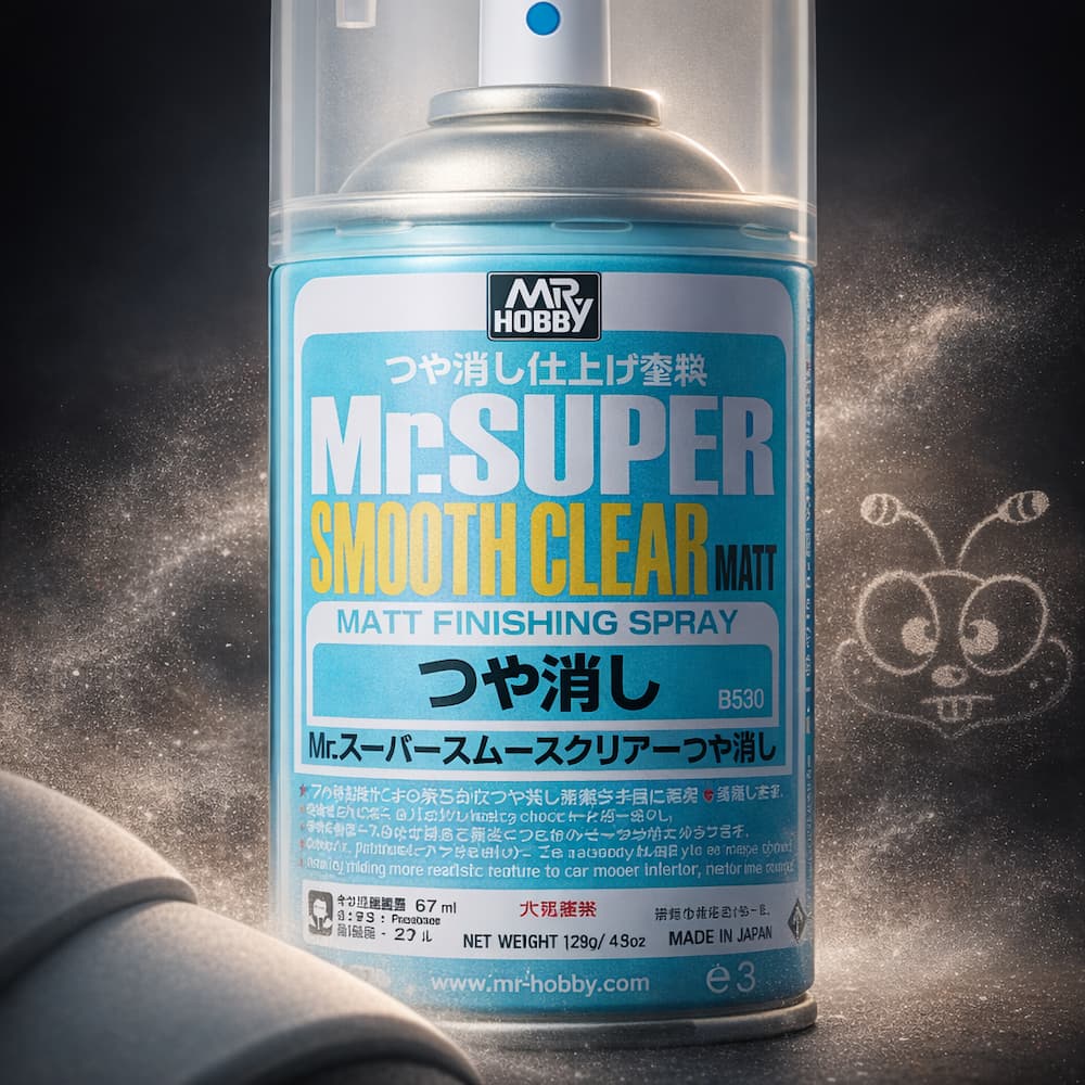 Mr Super Smooth Clear Matt Spray