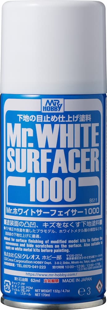 Mr White Surfacer White Background
