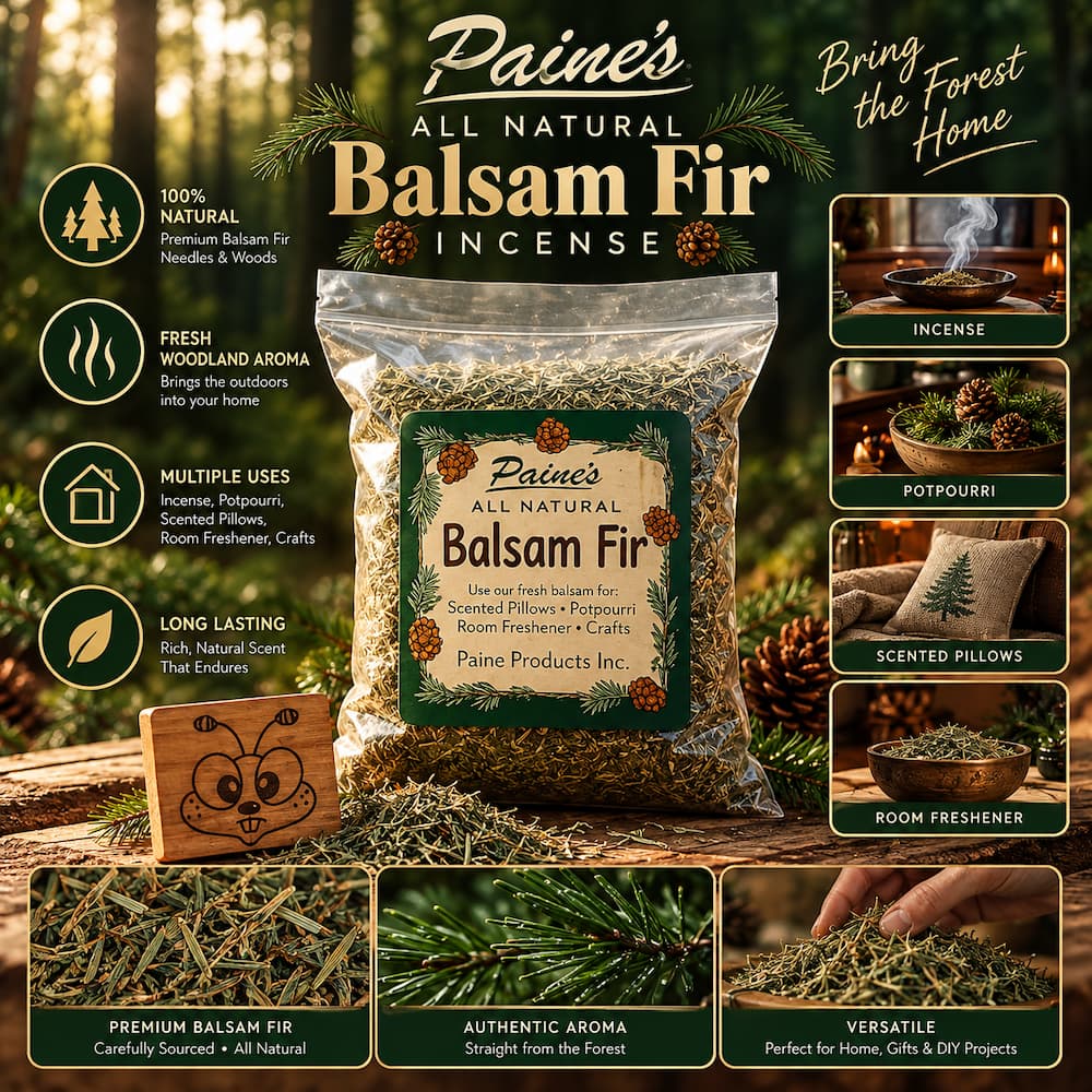 Natural Balsam Fir Infographic