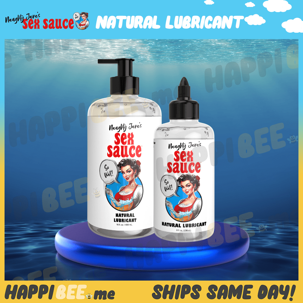 naughty Jane's Sex Sauce Lubricant Clean, Glycerin-Free Glide Happibee naughty Jane's Sex Sauce Lubricant Clean, Glycerin-Free Glide Happibee