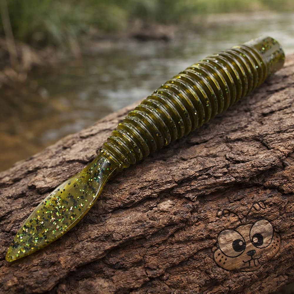 Ned Bomb Green Pumpkin Bait