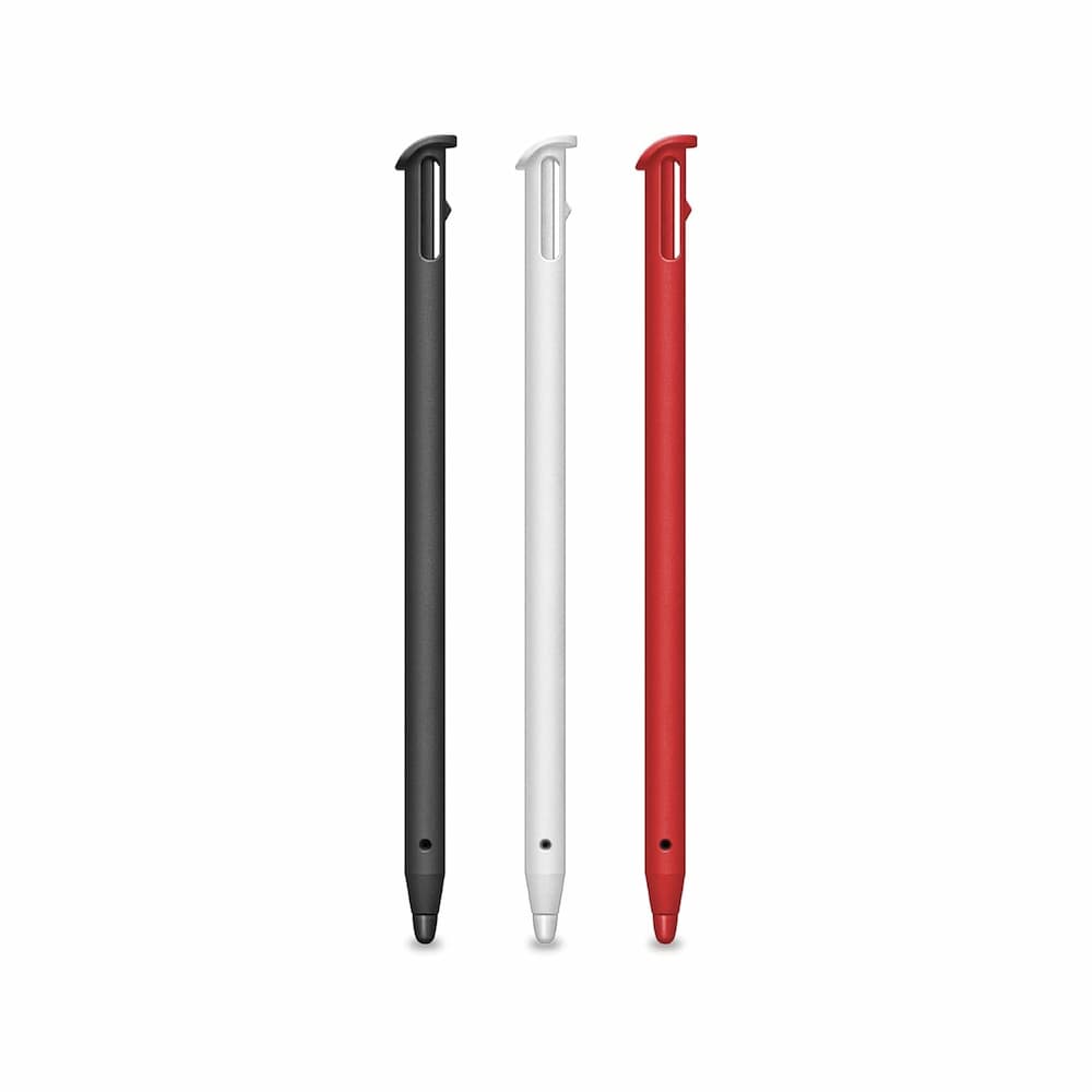 Nintendo 3DS Stylus Set Red Black White