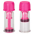 Nipple Play Vacuum Twist Suckers Pink Plumper