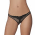 Oh La La Cheri Paradise Lace Pearl Thong Black Front