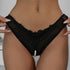 Oh La La Cheri Paradise Lace Pearl Thong Black Model