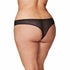 Oh La La Cheri Paradise Lace Pearl Thong Black Plus Size Model