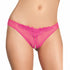 Oh La La Cheri Paradise Lace Pearl Thong Pink Panties