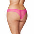 Oh La La Cheri Paradise Lace Pearl Thong Pink Plus Size Model