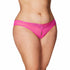 Oh La La Cheri Paradise Lace Pearl Thong Pink Plus Size