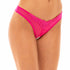 Oh La La Cheri Paradise Lace Pearl Thong Pink Underwear