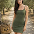 Olive Green Cami Dress