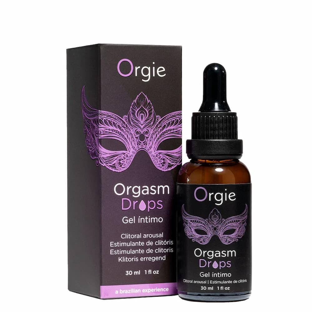 Orgie Orgasm Drops Intimate Arousal Gel Box