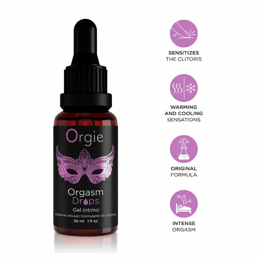 Orgie Orgasm Drops Intimate Arousal Gel Information