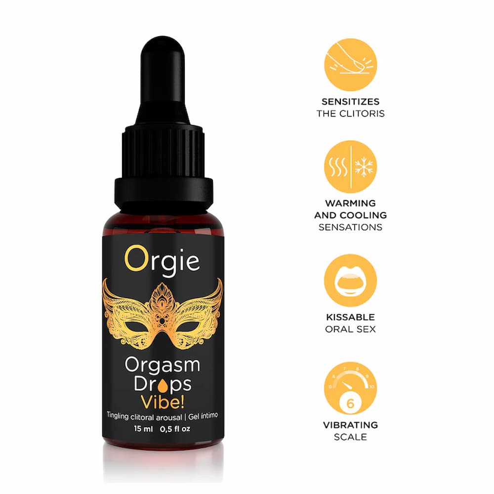 Orgie Orgasm Drops Vibe Information