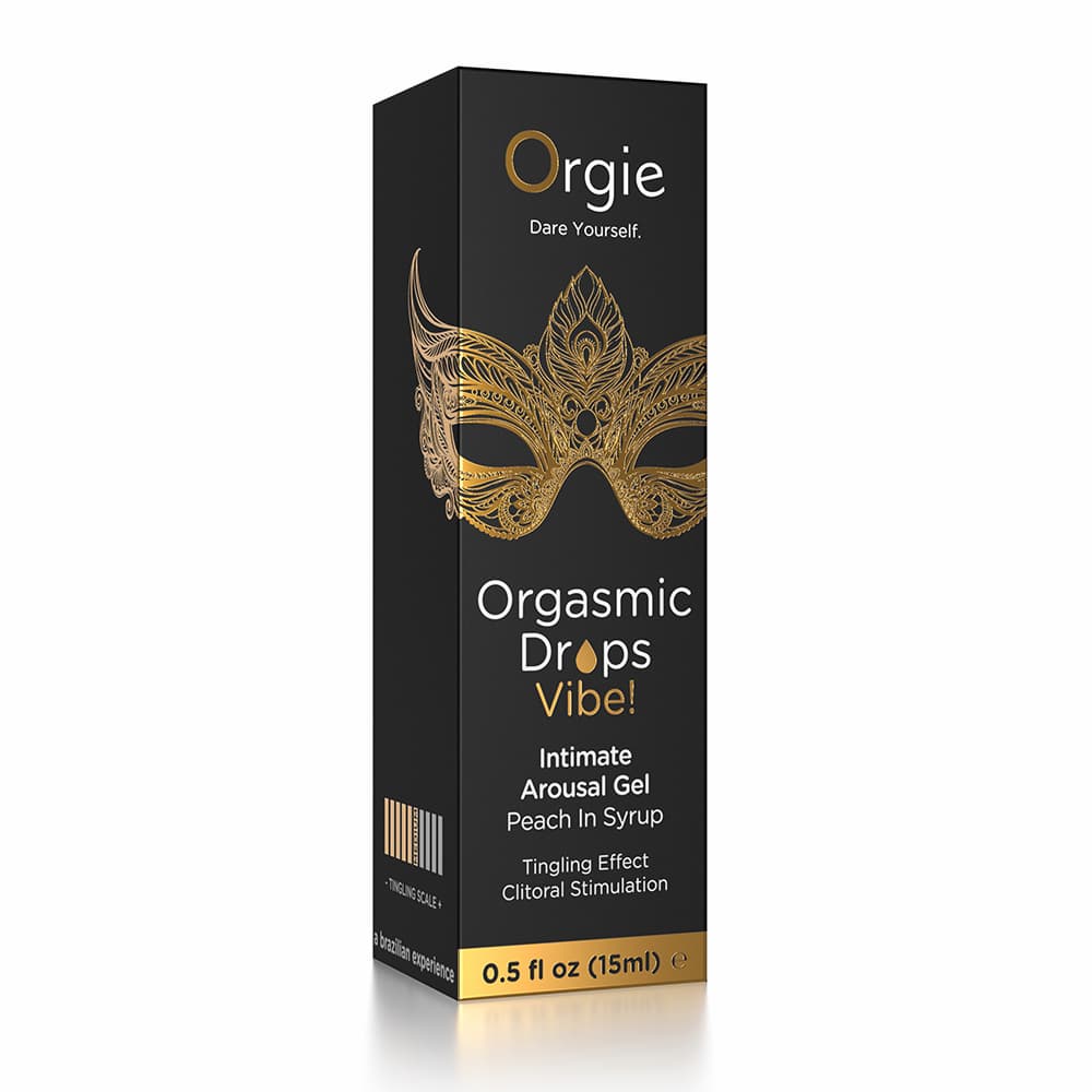 Orgie Orgasm Drops Vibe Packaging