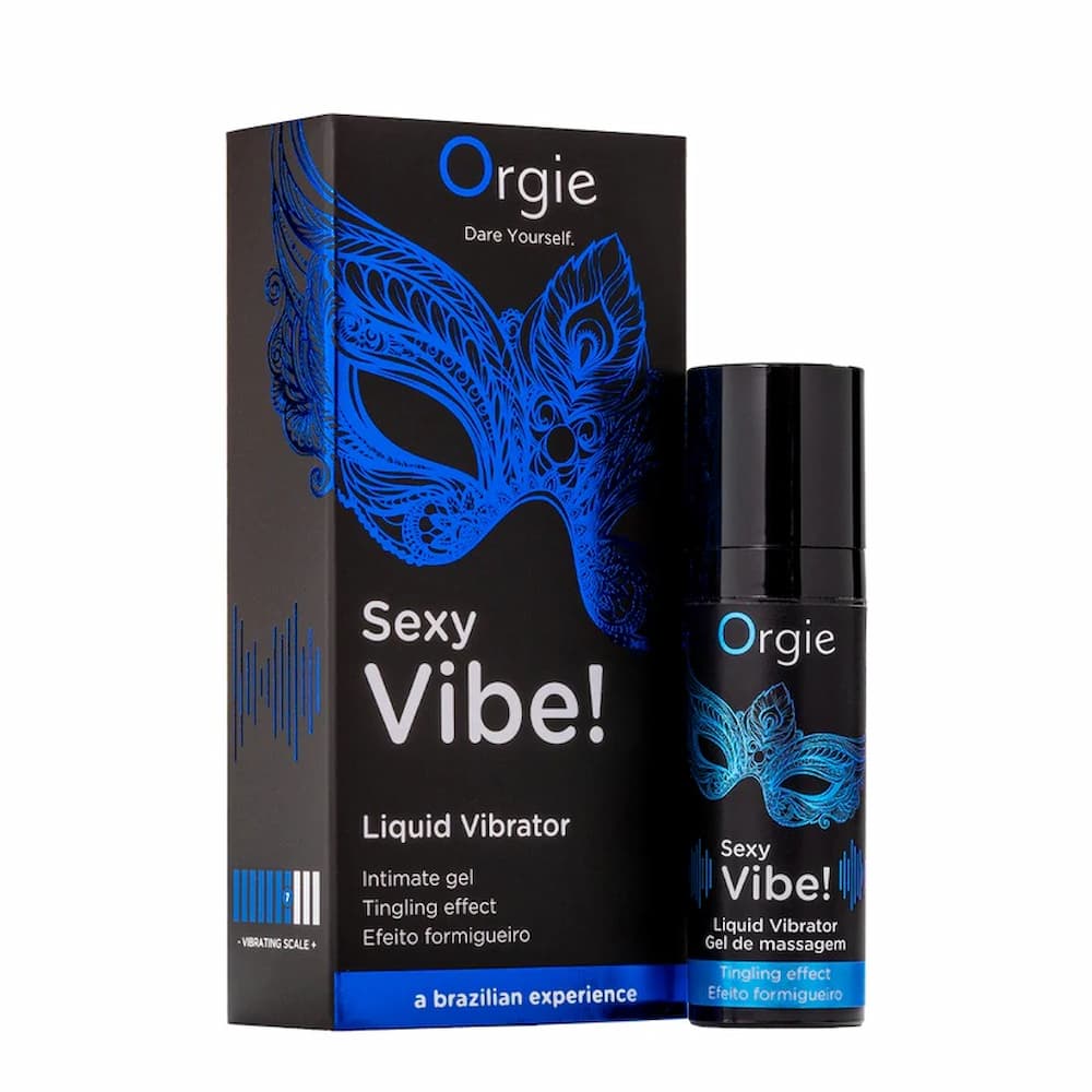 Orgie Sexy Vibe Liquid Vibrator Box