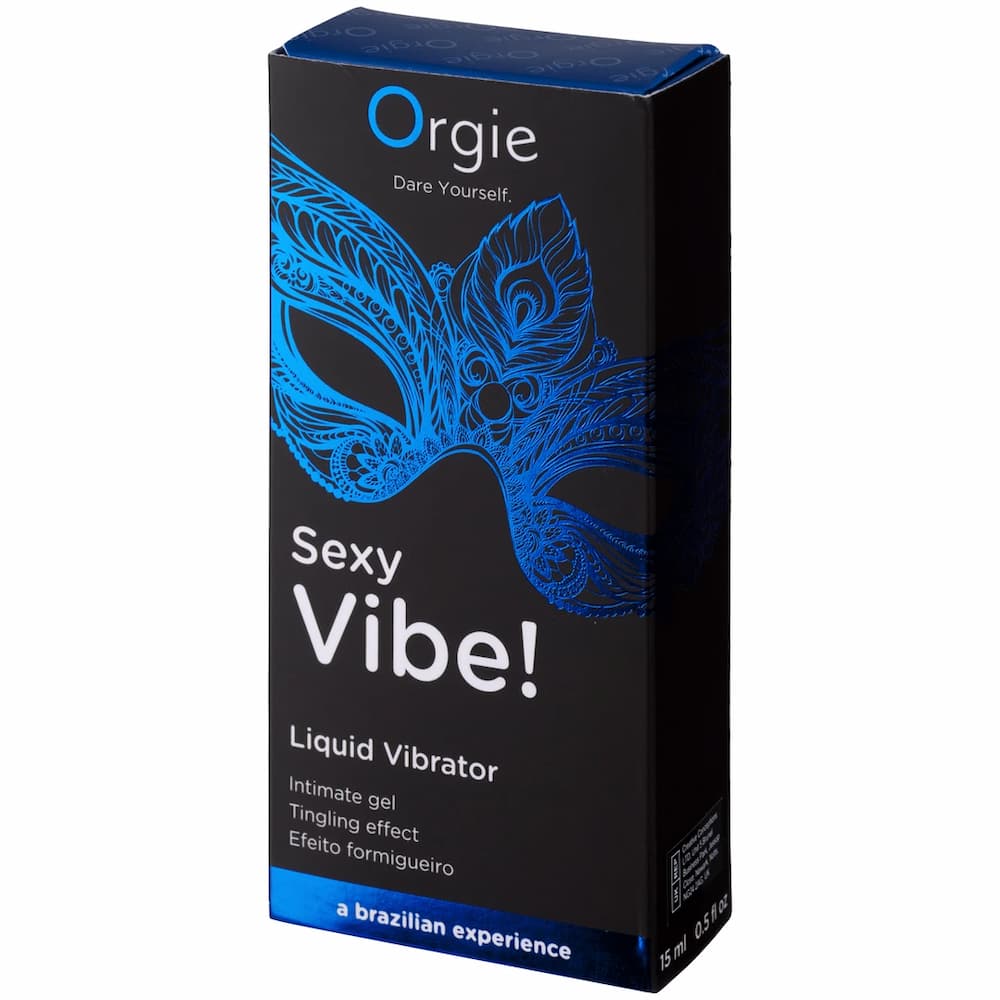 Orgie Sexy Vibe Liquid Vibrator Packaging